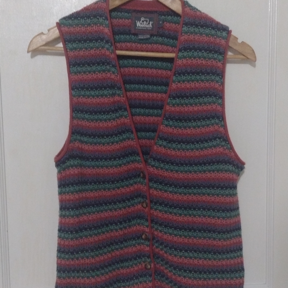 Woolrich Knit Sweater Vest Small Made in USA
